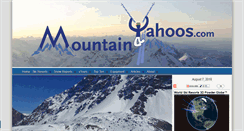 Desktop Screenshot of mountainyahoos.com